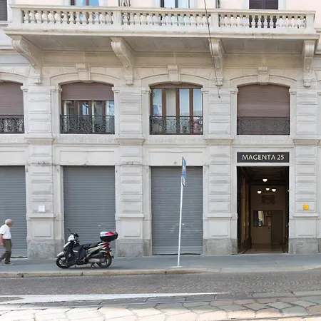 Appartamento Central Studio APTS Milano-Corso Magenta Esterno foto